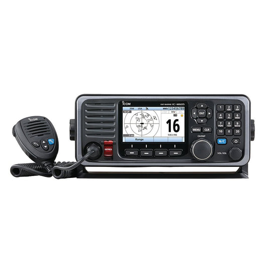 Icom M605 Fixed Mount 25W VHF with Color Display | SendIt Sailing