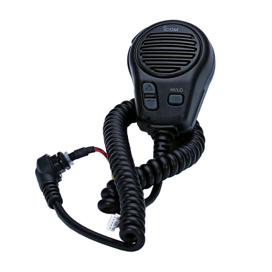 Icom Standard Hand Mic f/M304 & M412 - Black | SendIt Sailing