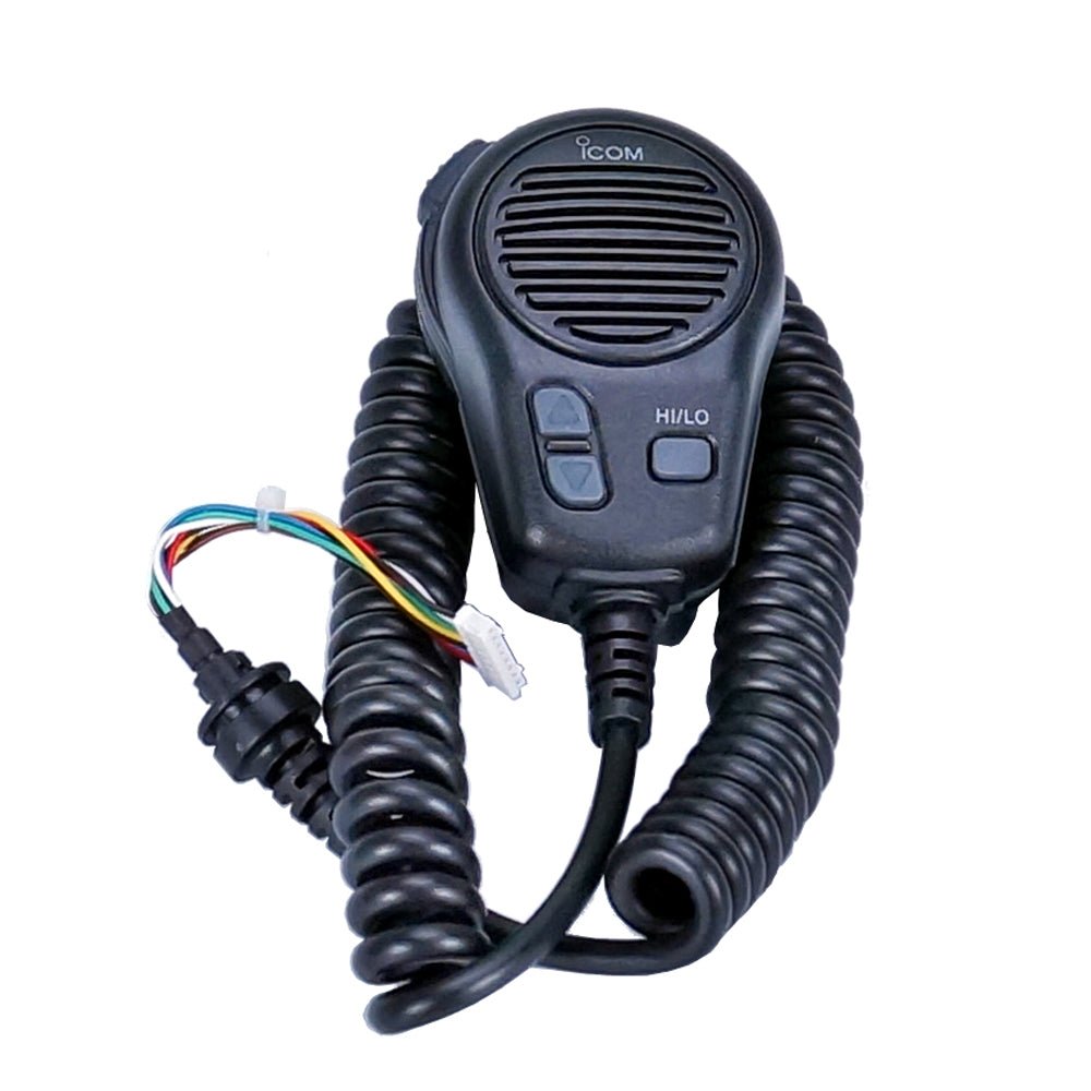 Icom Standard Hand Mic f/M424 - Black | SendIt Sailing