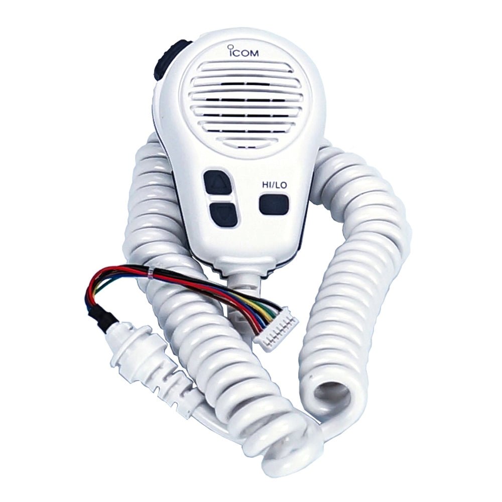 Icom Standard Hand Mic f/M424 - Super White | SendIt Sailing