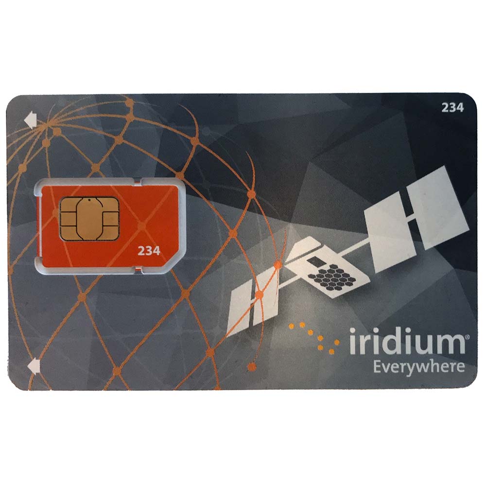 Iridium Post Paid SIM Card Activation Required - Orange | SendIt Sailing