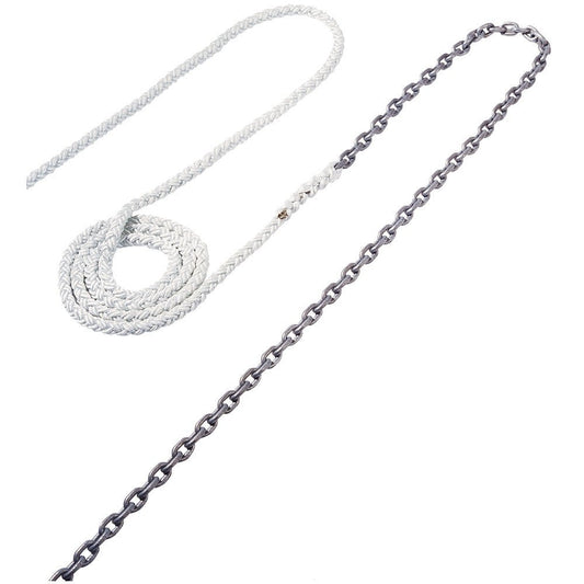MAXWELL ANCHOR RODE - 15ft-1/4in CHAIN TO 150ft-1/2in NYLON BRAIT | SendIt Sailing
