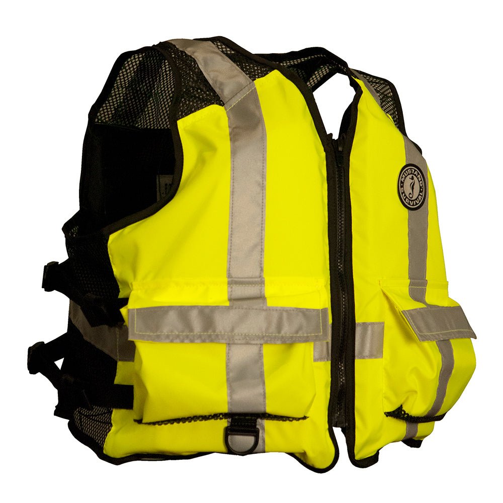 Mustang High Visibility Industrial Mesh Vest | SendIt Sailing