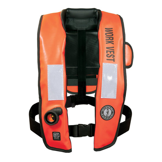 Mustang HIT Inflatable Work Vest - Orange - Automatic/Manual | SendIt Sailing