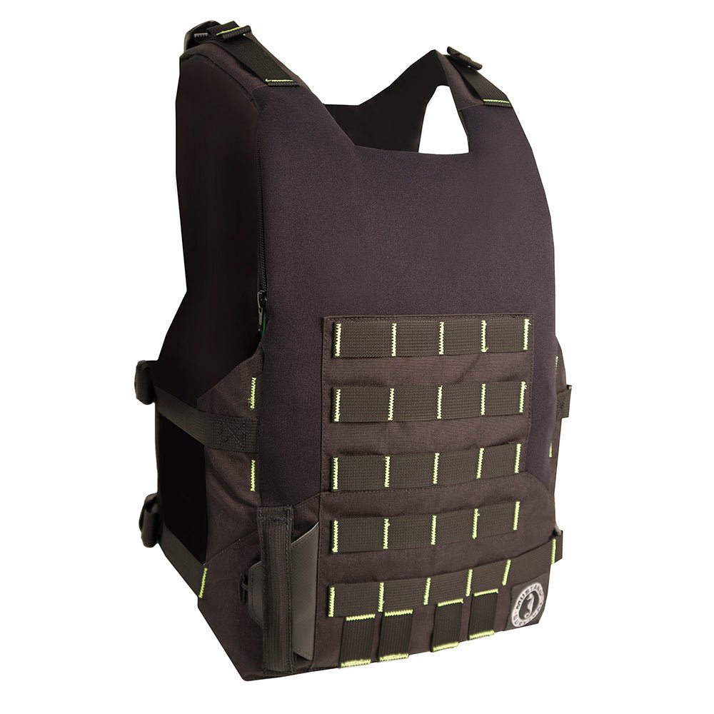 Mustang Rescue Swimmer Vest - Fluorescent Yellowith Green/Black - Manual | SendIt Sailing