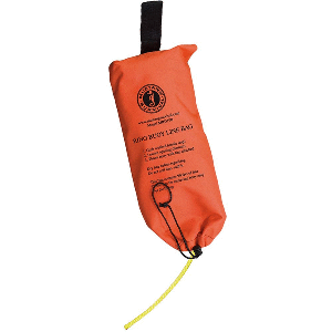 Mustang Ring Buoy Throw Bag - 90ft Rope | SendIt Sailing