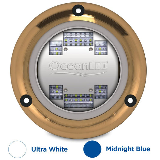 OceanLED Sport S3124s Underwater LED Light - Ultra White/Midnight Blue | SendIt Sailing