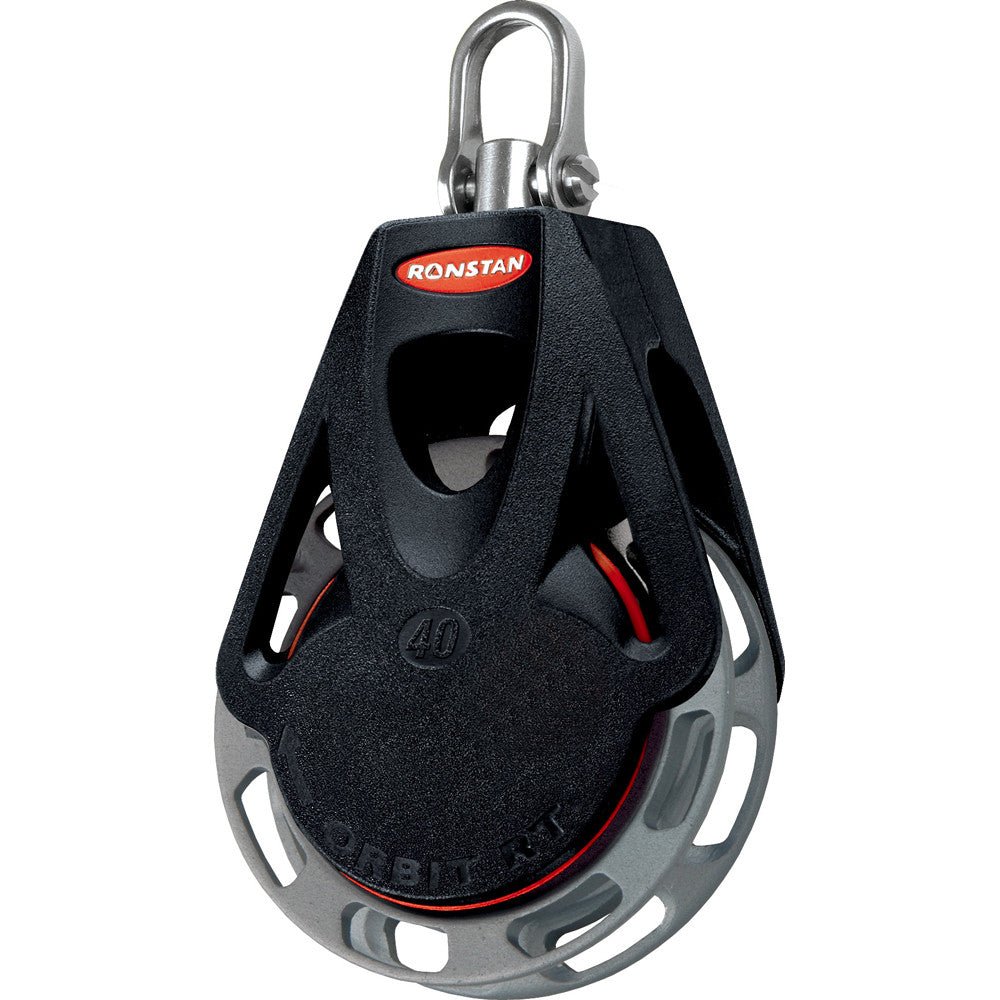 Ronstan Series 40 Ratchet Orbit Block - Single - Auto - Swivel Shackle Head | SendIt Sailing