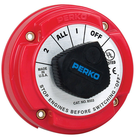Perko 8503DP Med Duty Battery Selector Switch with Alternator Field Disconnect | SendIt Sailing