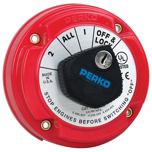 Perko 8504DP Med Duty Battery Selector Switch with Alternator Field Disconnect | SendIt Sailing