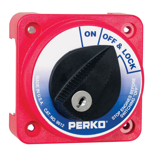 Perko 9612DP Compact Medium Duty Main Battery Disconnect Switch | SendIt Sailing