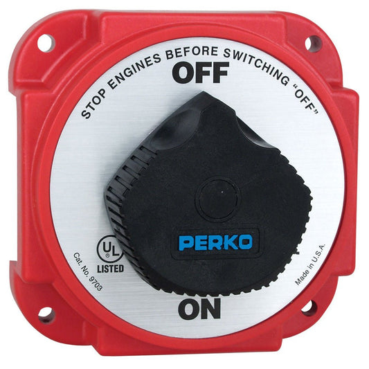 Perko 9703DP HD Battery Disconnect Switch with Alternator Field Disconnect | SendIt Sailing
