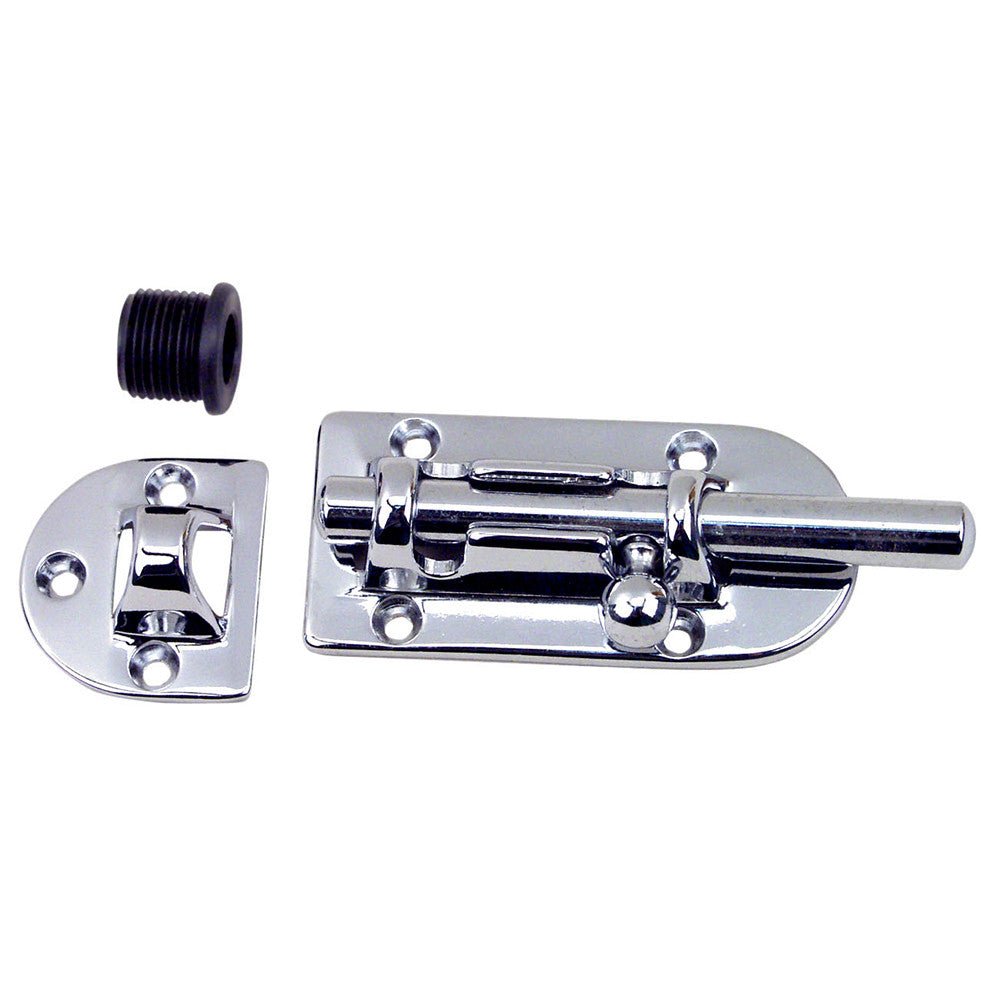 Perko Chrome Barrel Bolt - 4in | SendIt Sailing