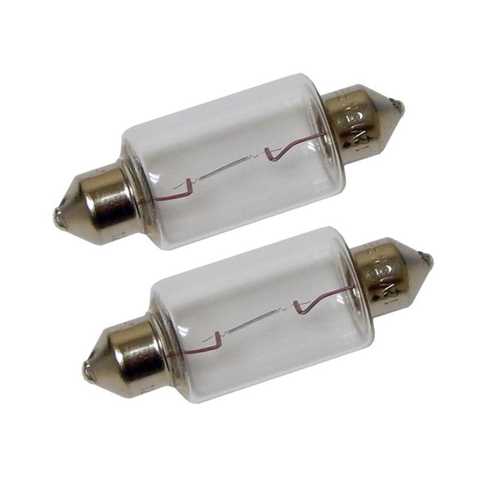 Perko Double Ended Festoon Bulbs - 12V, 15W, .97A - Pair | SendIt Sailing