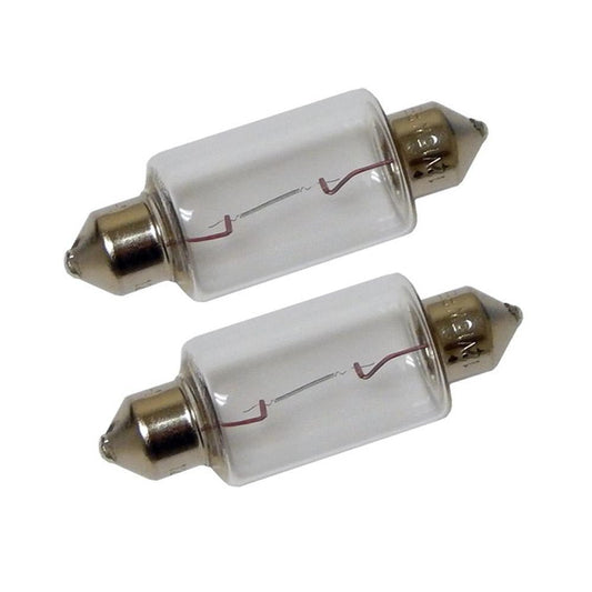 Perko Double Ended Festoon Bulbs - 12V, 15W, .97A - Pair | SendIt Sailing