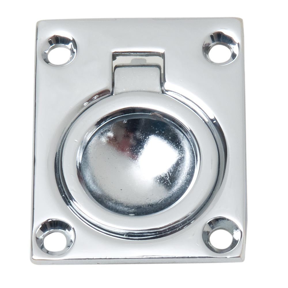 Perko Flush Ring Pull - Chrome Plated Zinc | SendIt Sailing