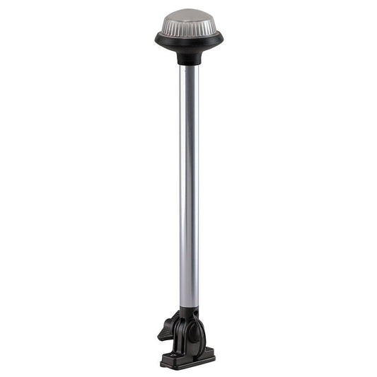 Perko Fold Down All-Round Frosted Globe Pole Light - Vertical Mount | SendIt Sailing