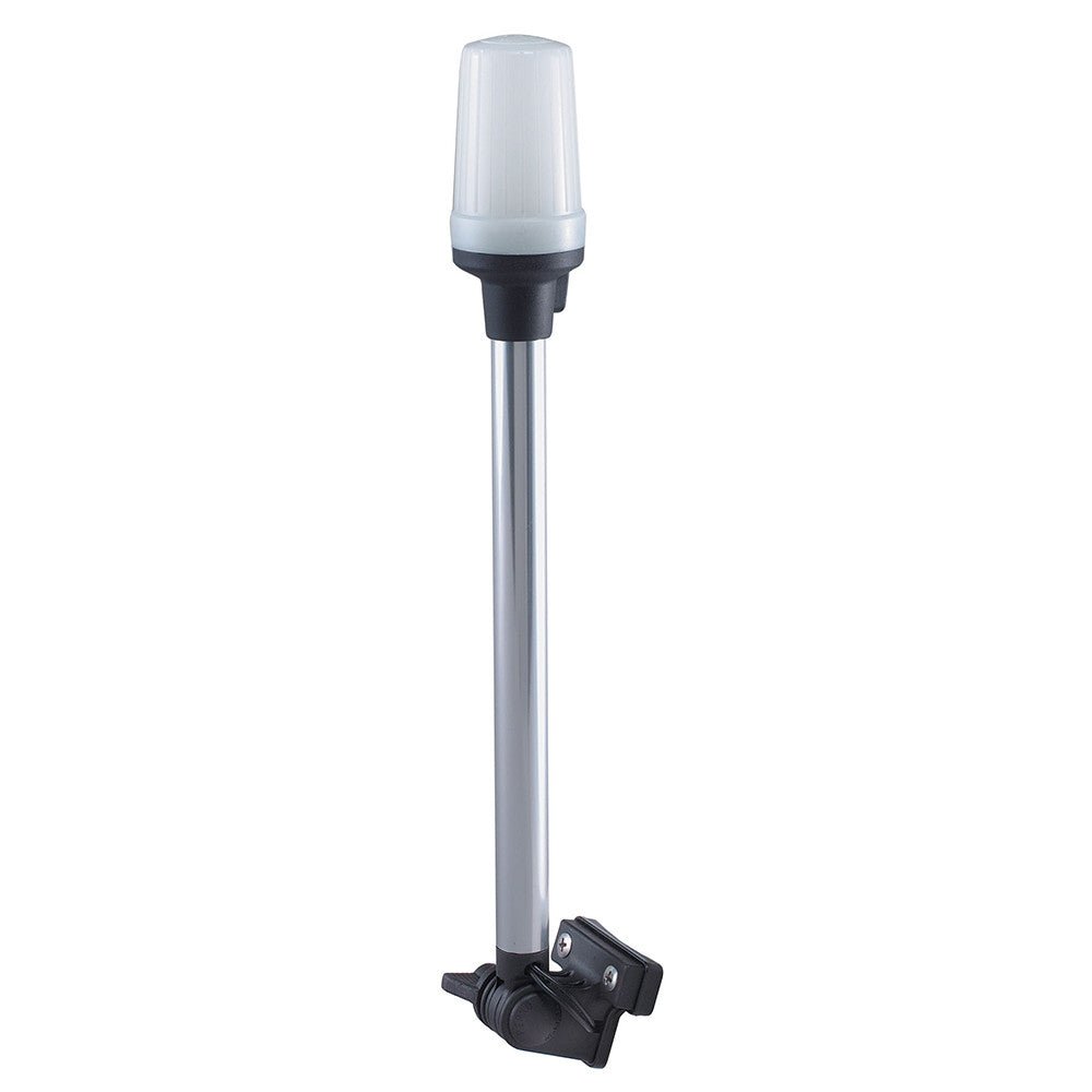 Perko Fold Down All-Round Pole Light - Horizontal Mount - White | SendIt Sailing