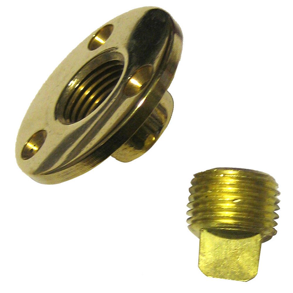 Perko Garboard Drain & Drain Plug Assy Cast Bronze/Brass | SendIt Sailing