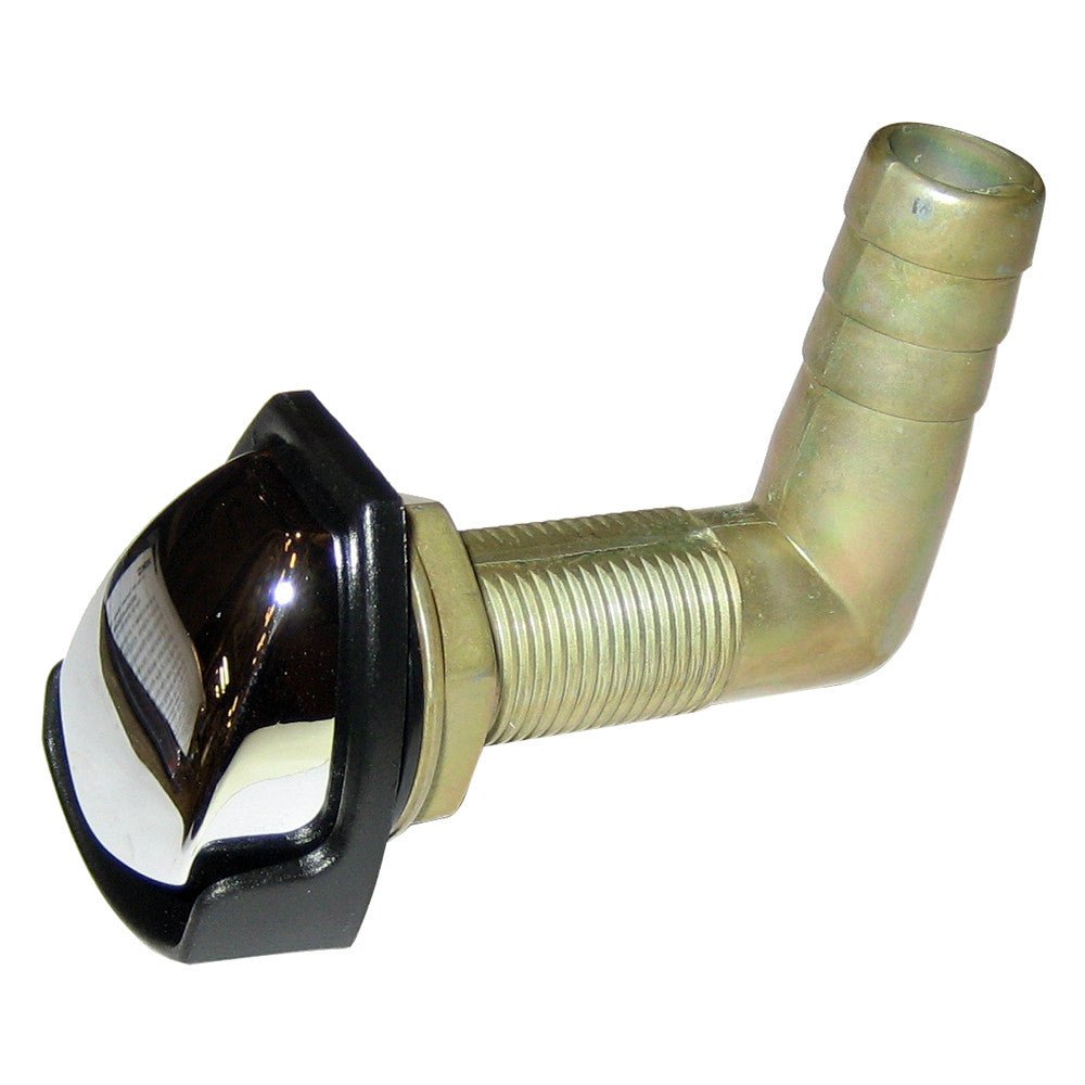 Perko Gas Tank Vent with Swivel Elbow - Chrome/Black | SendIt Sailing