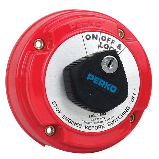 Perko Med Duty Main Battery Disconnect Switch with Alternator Field Disconnect | SendIt Sailing