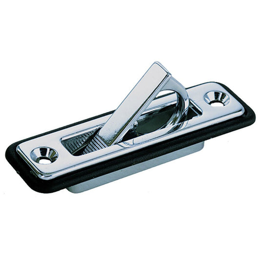 Perko Spring Loaded Flush Pull - Chrome Plated Zinc - ¾in x 3-¼in | SendIt Sailing