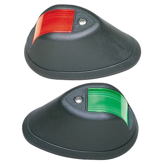 Perko Vertical Mount Side Lights - 12V - Black | SendIt Sailing