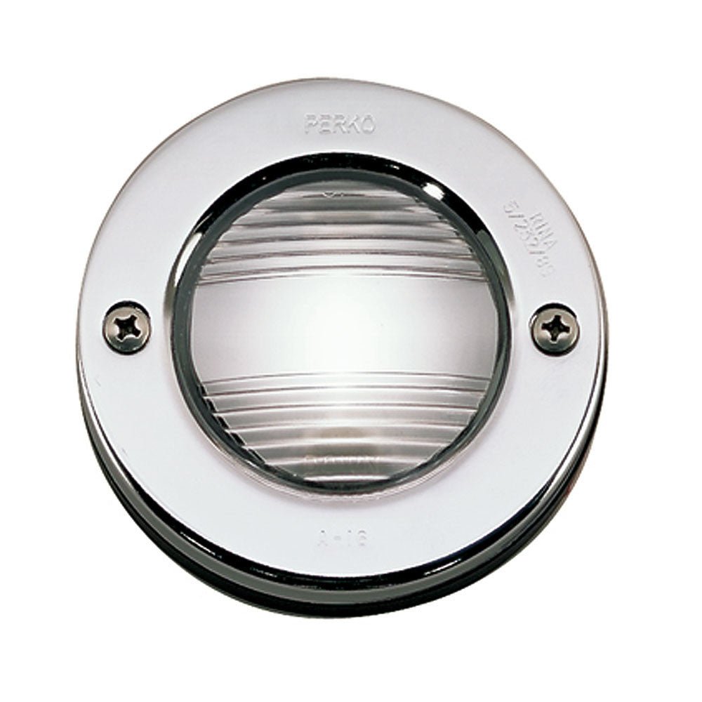 Perko Vertical Mount Stern Light 12VDC with Chrome Bezel | SendIt Sailing