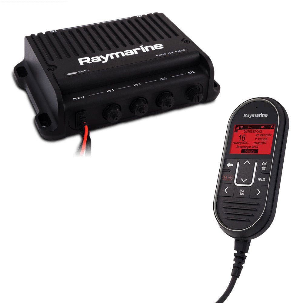Raymarine Ray90 Modular Dual-Station VHF Black Box Radio System - SendIt Sailing