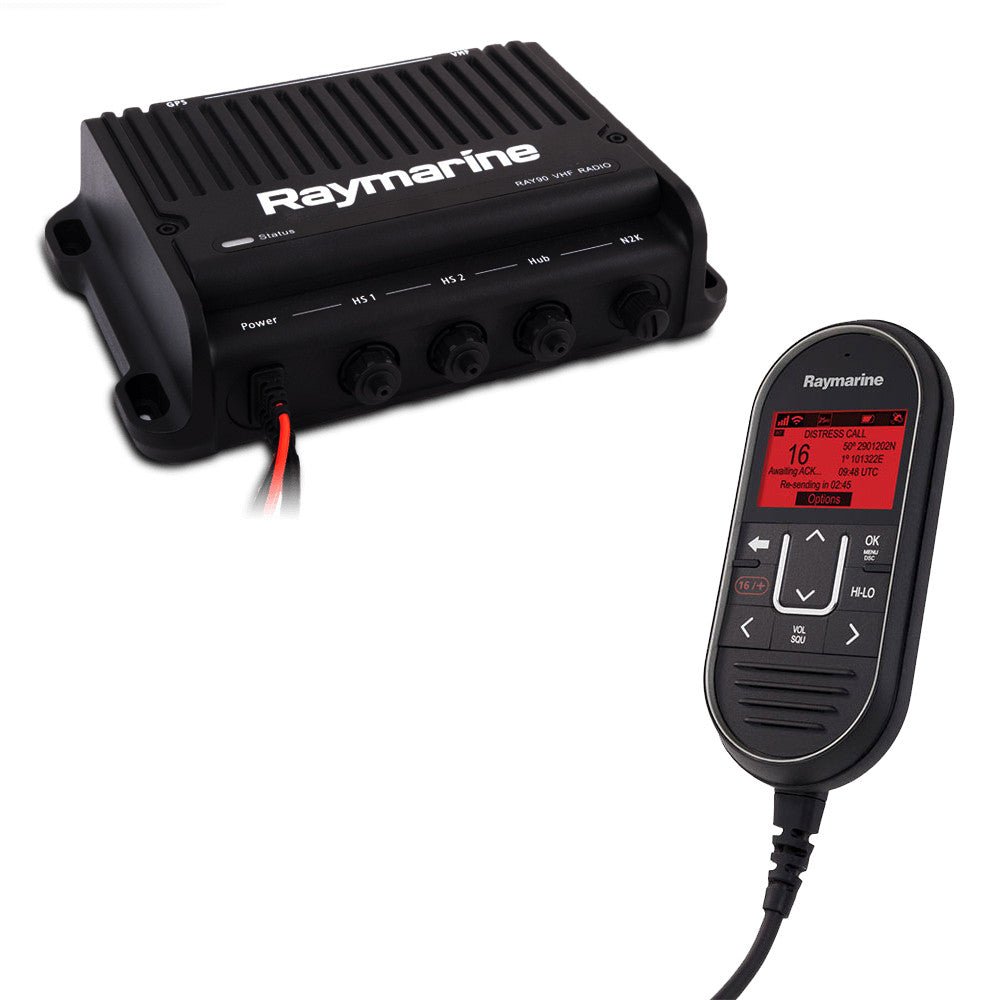 Raymarine Ray90 Modular Dual-Station VHF Black Box Radio System | SendIt Sailing