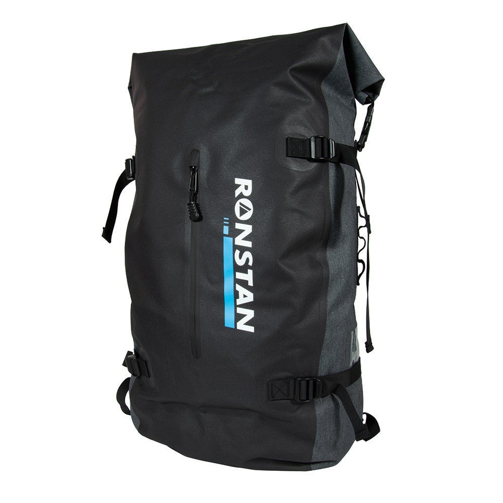 Ronstan Dry Roll Top - 55L Backpack - Black &amp; Grey | SendIt Sailing