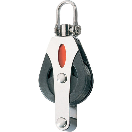 Ronstan Series 30 Utility Ball Bearing Block - Single, Becket, Swivel Shackle Head | SendIt Sailing