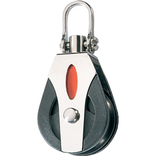 Ronstan Series 30 Utility Ball Bearing Block - Single, Swivel Shackle Head | SendIt Sailing