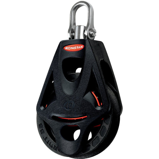 Ronstan Series 40 Ball Bearing Orbit Block - Single - Becket - Swivel Head | SendIt Sailing