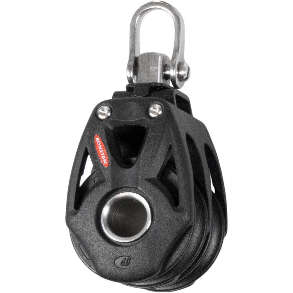 Ronstan Series 40 Orbit BB Double Block with Swivel and Shackle | SendIt Sailing