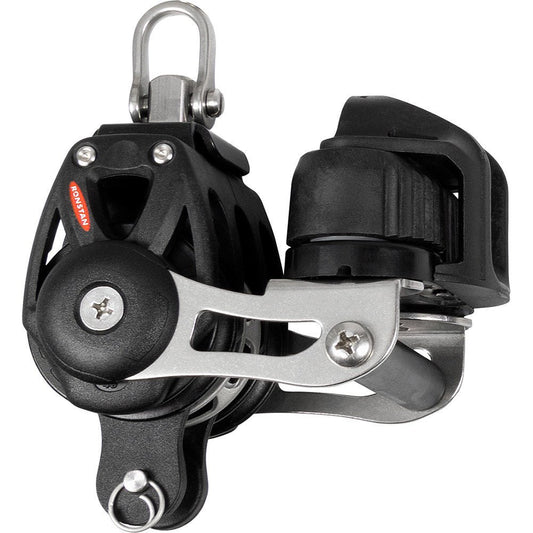 Ronstan Series 40 Orbit RT Triple Block with Becket, Cleat and Swivel | SendIt Sailing