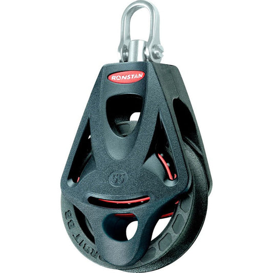 Ronstan Series 55 Ball Bearing Orbit Block - Single - Becket - Swivel Head | SendIt Sailing