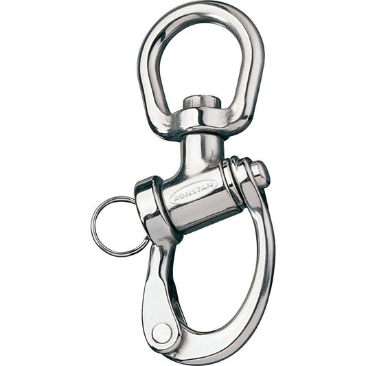 Ronstan Trunnion Snap Shackle - Large Swivel Bail - 122mm (4-3/4in) Length | SendIt Sailing