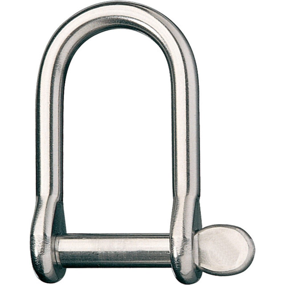 Ronstan Wide Dee Shackle - 1/4inPin - 1-17/32in Long x 1-7/32in Wide | SendIt Sailing