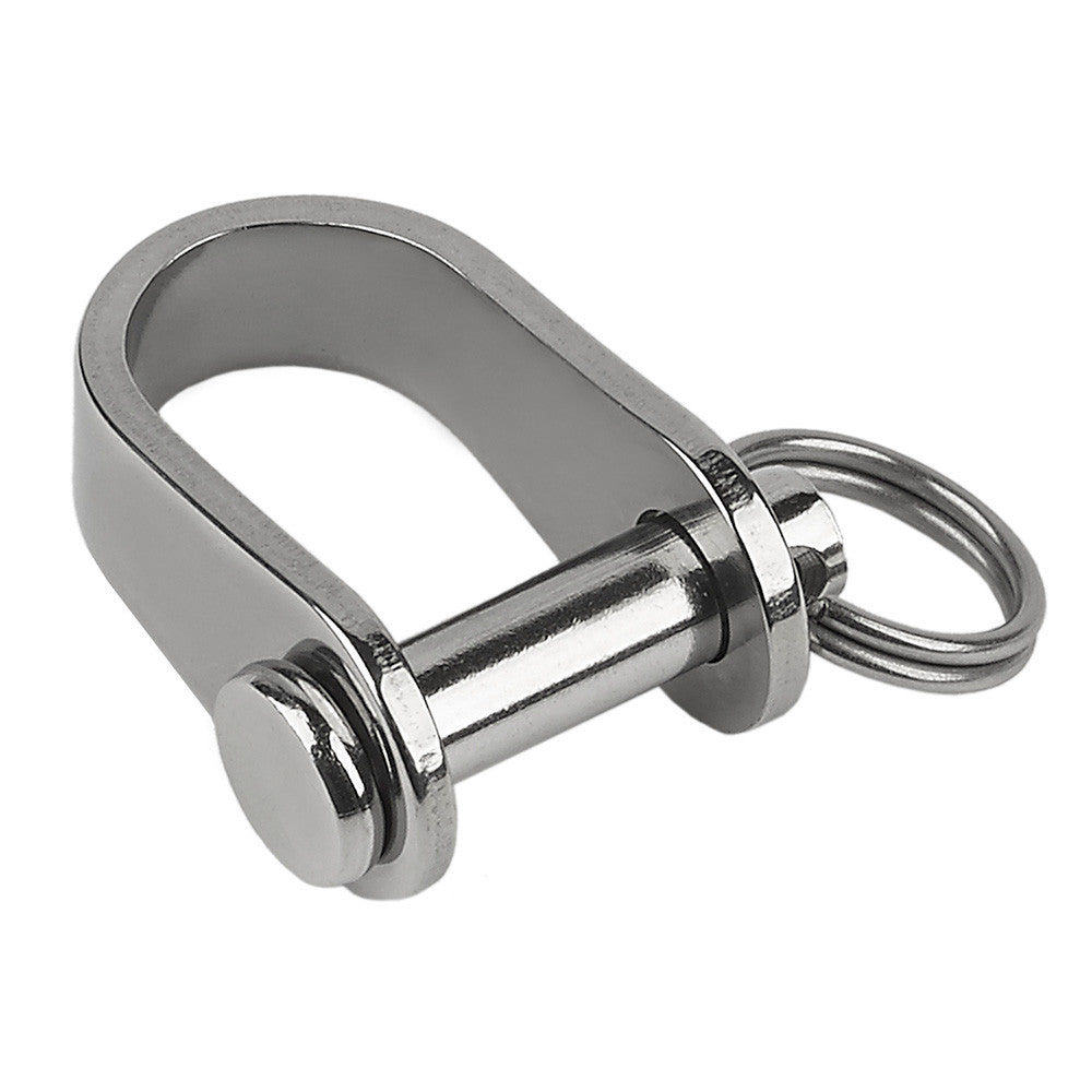 Schaefer Stamped D Shackle - 1/4in | SendIt Sailing