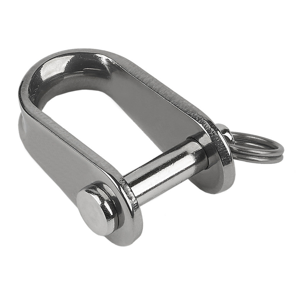 Schaefer Stamped D Shackle - 1/4in | SendIt Sailing
