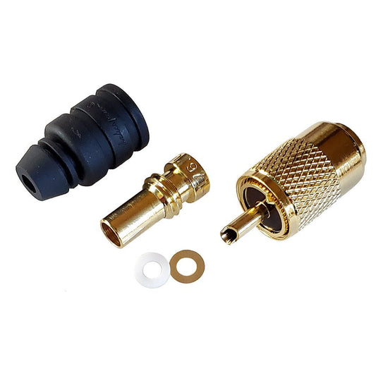 Shakespeare PL-259-58-G Gold Solder-Type Connector with UG175 Adapter & Doodadcab | SendIt Sailing