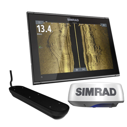Simrad GO9 XSE Chartplotter Radar Bundle HALO20+ | SendIt Sailing