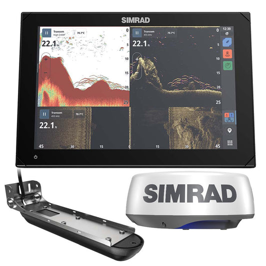 Simrad NSX™ 3012 Radar Bundle - HALO20+ Radar Dome & Active Imaging 3-in-1 Transducer | SendIt Sailing