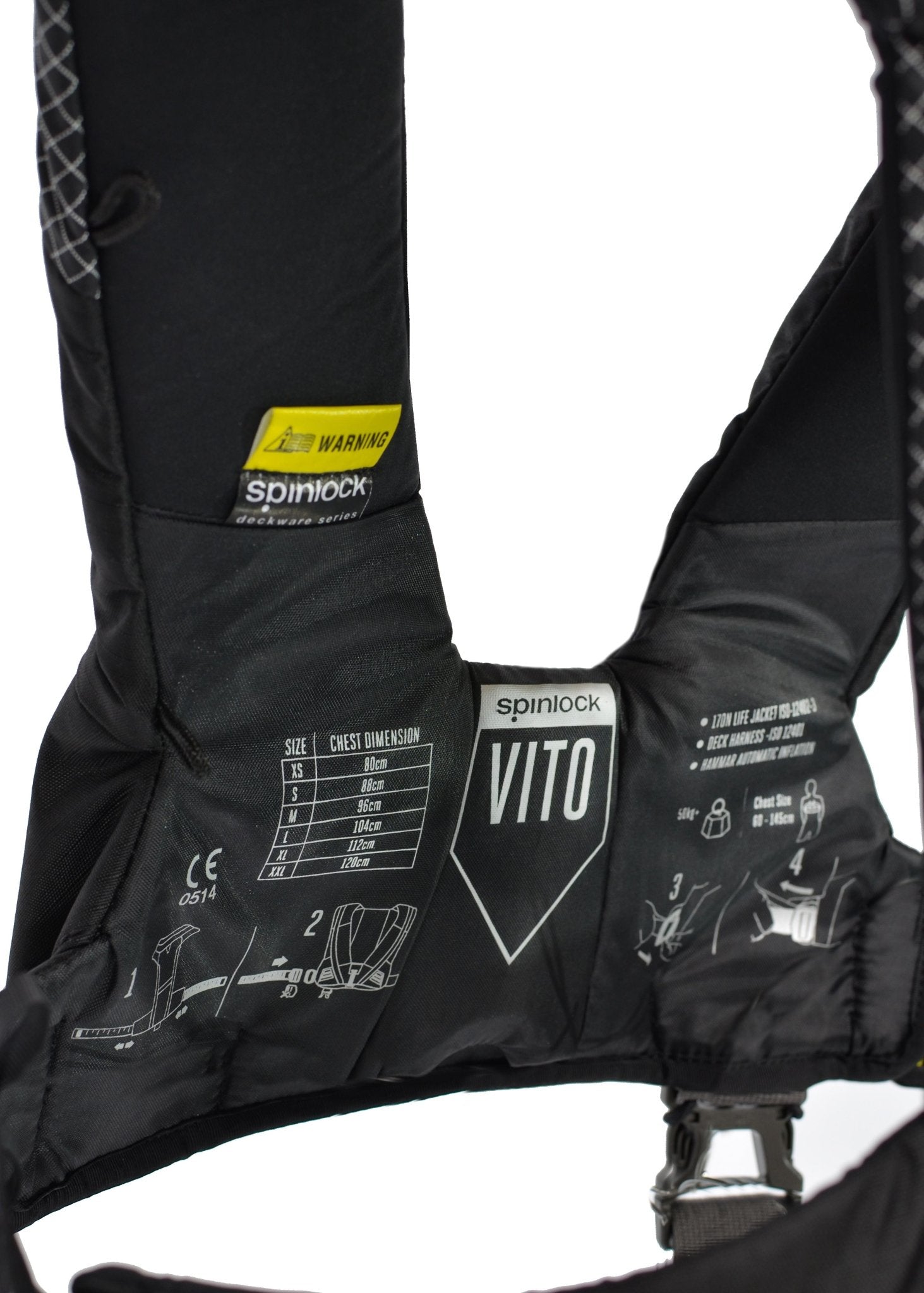 Spinlock Deckvest Vito Performance Lifejacket Harness | SendIt Sailing