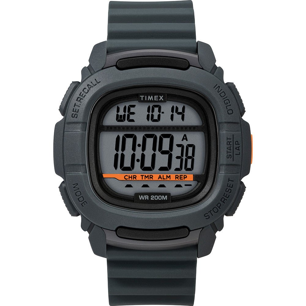 Timex DGTL BST.47 Boost Shock Watch - Grey/Orange | SendIt Sailing