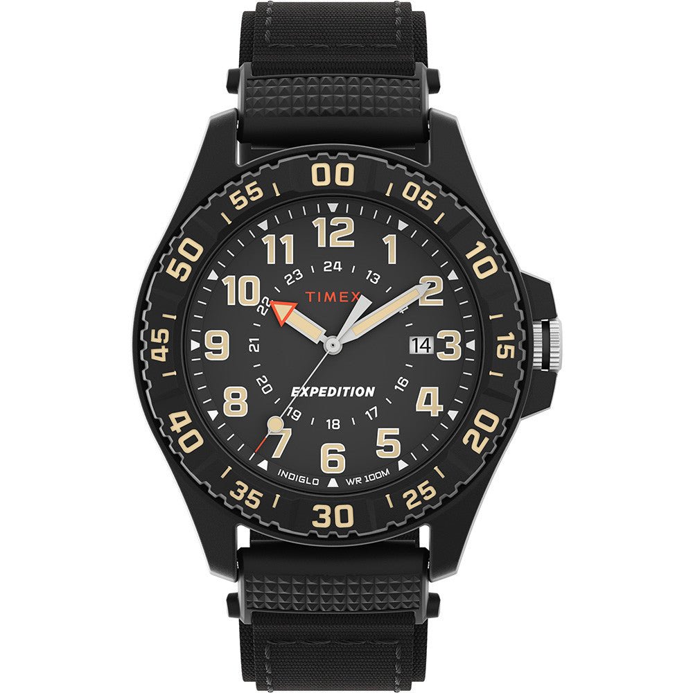Timex Expedition Acadia Rugged Black Resin Case - Black Dial | SendIt Sailing