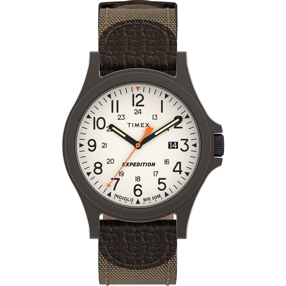 Timex Expedition Acadia Watch - Brown Natural Dial - Brown Strap | SendIt Sailing