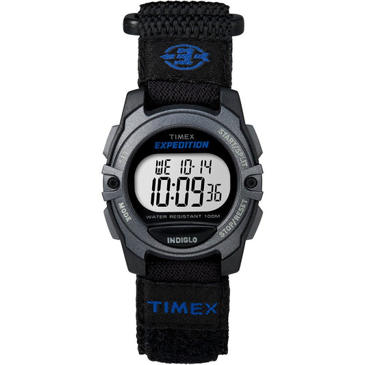 Timex Expedition Digital Core Fast Strap - Black/Blue | SendIt Sailing
