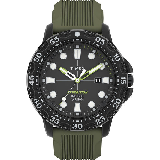 Timex Expedition Gallatin - Green Dial & Green Silicone Strap | SendIt Sailing